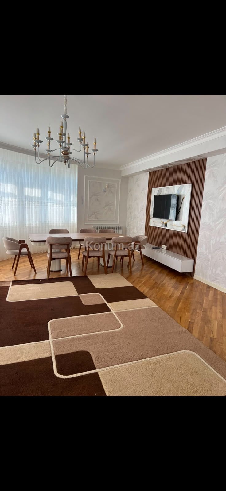 3 otaq, 135 m², 17/18 mərtəbə - Bakı, Nəsimi - kirayə — foto 4