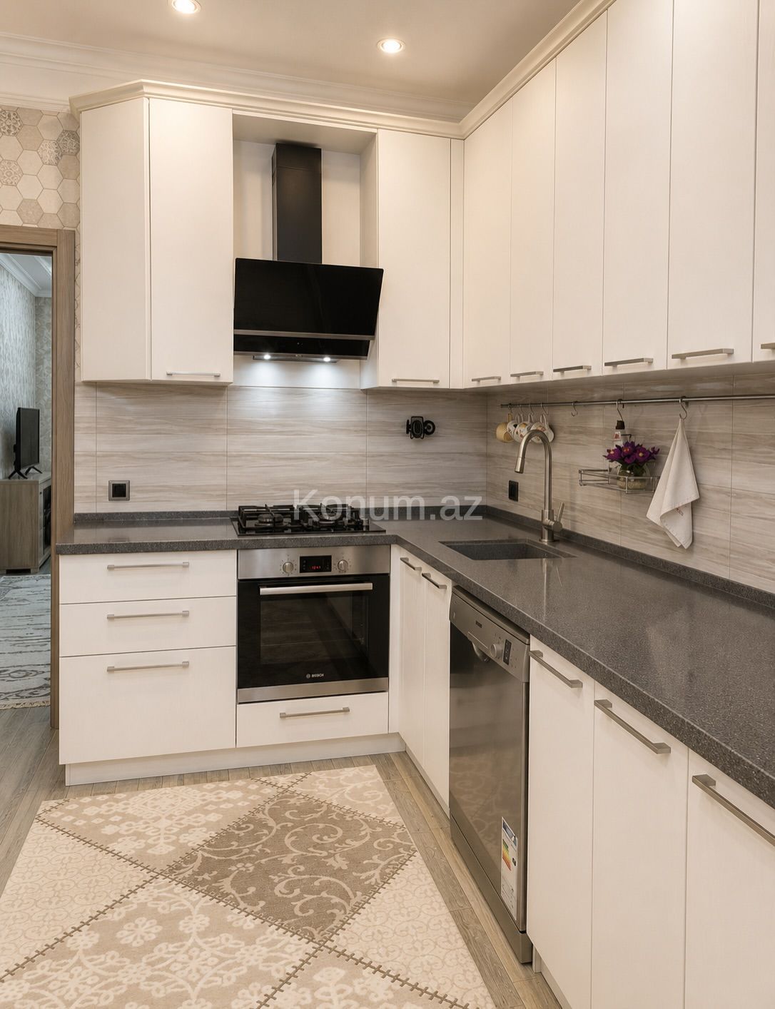 3 Комнаты, 95,3 м², 6/7 этаж - Баку, Апшерон - продаётся — фото 5