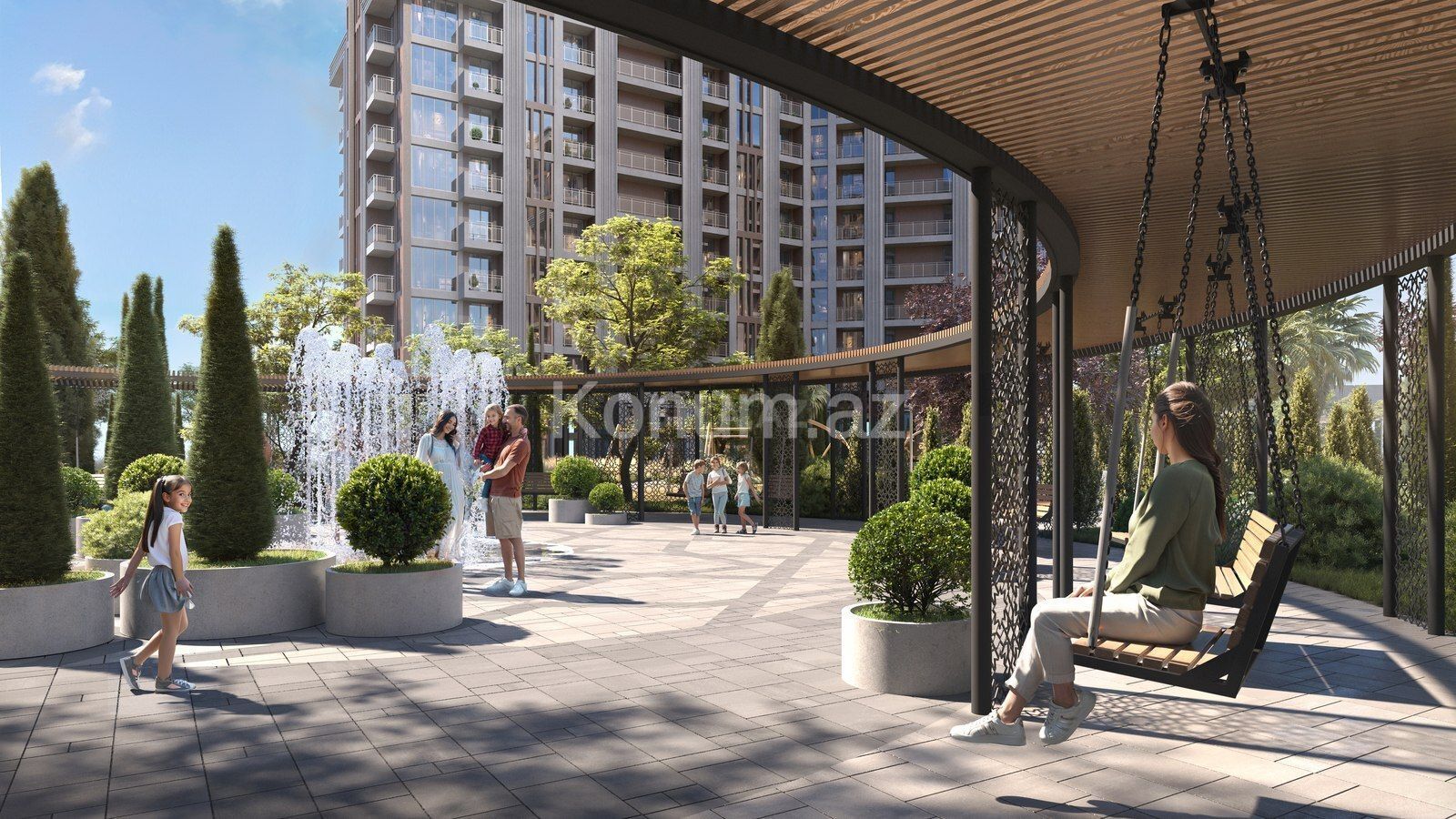 2 Комнаты, 125,5 м², 3/14 этаж - Гянджа - продаётся — фото 3