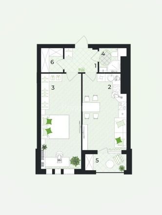 1 Комната, 64,5 м², 3/14 этаж - Гянджа - продаётся — фото 5