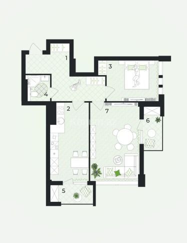 2 Комнаты, 85,2 м², 9/14 этаж - Гянджа - продаётся — фото 5