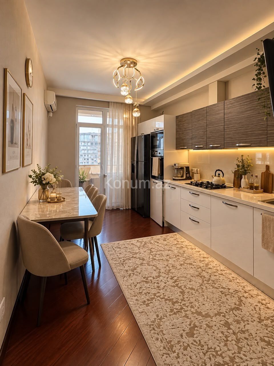 3 otaq, 140 m², 15/18 mərtəbə - Bakı, Nərimanov - satılır — foto 5