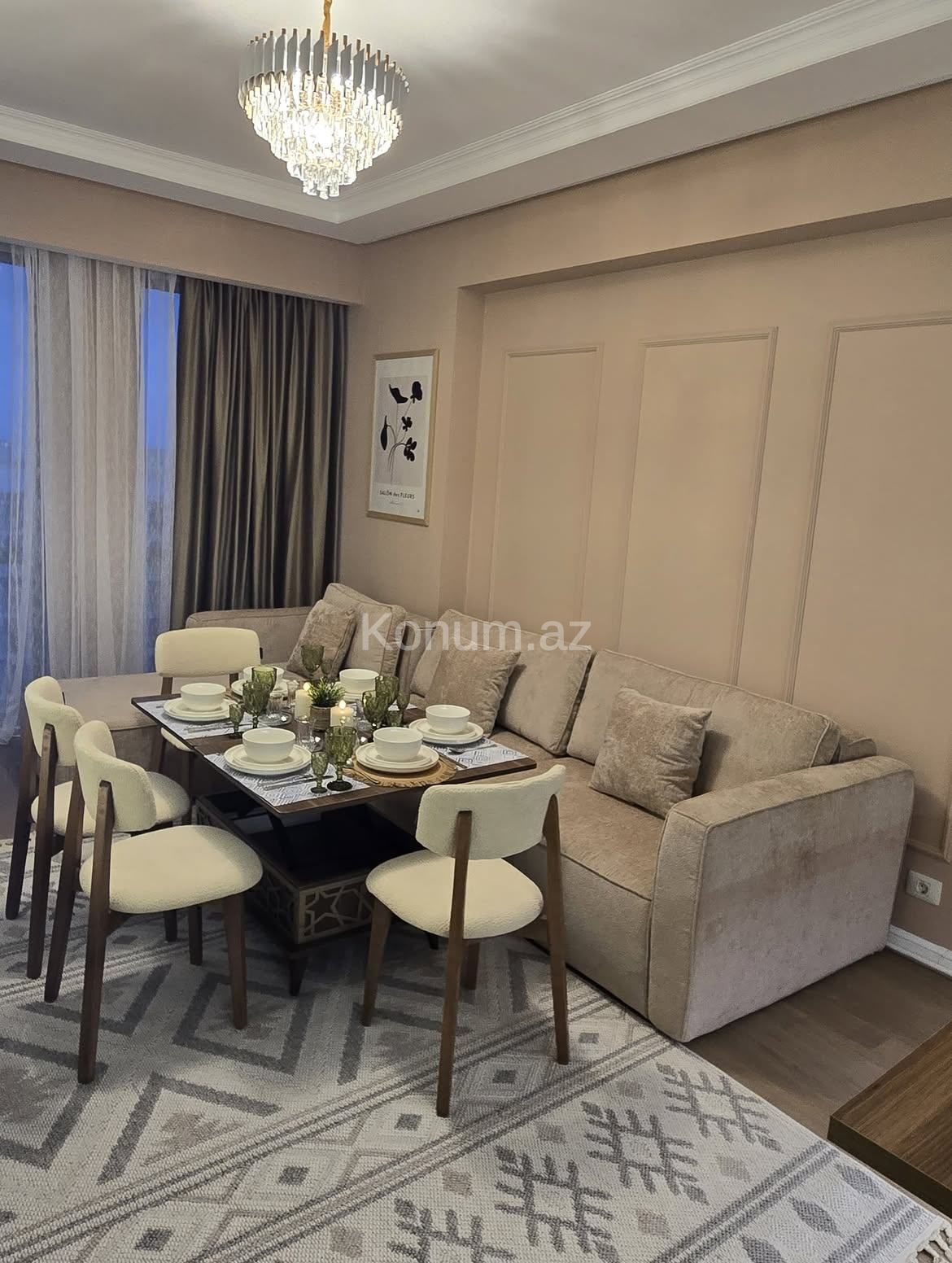 3 otaq, 70 m², 14/16 mərtəbə - Bakı, Yasamal - satılır — foto 2