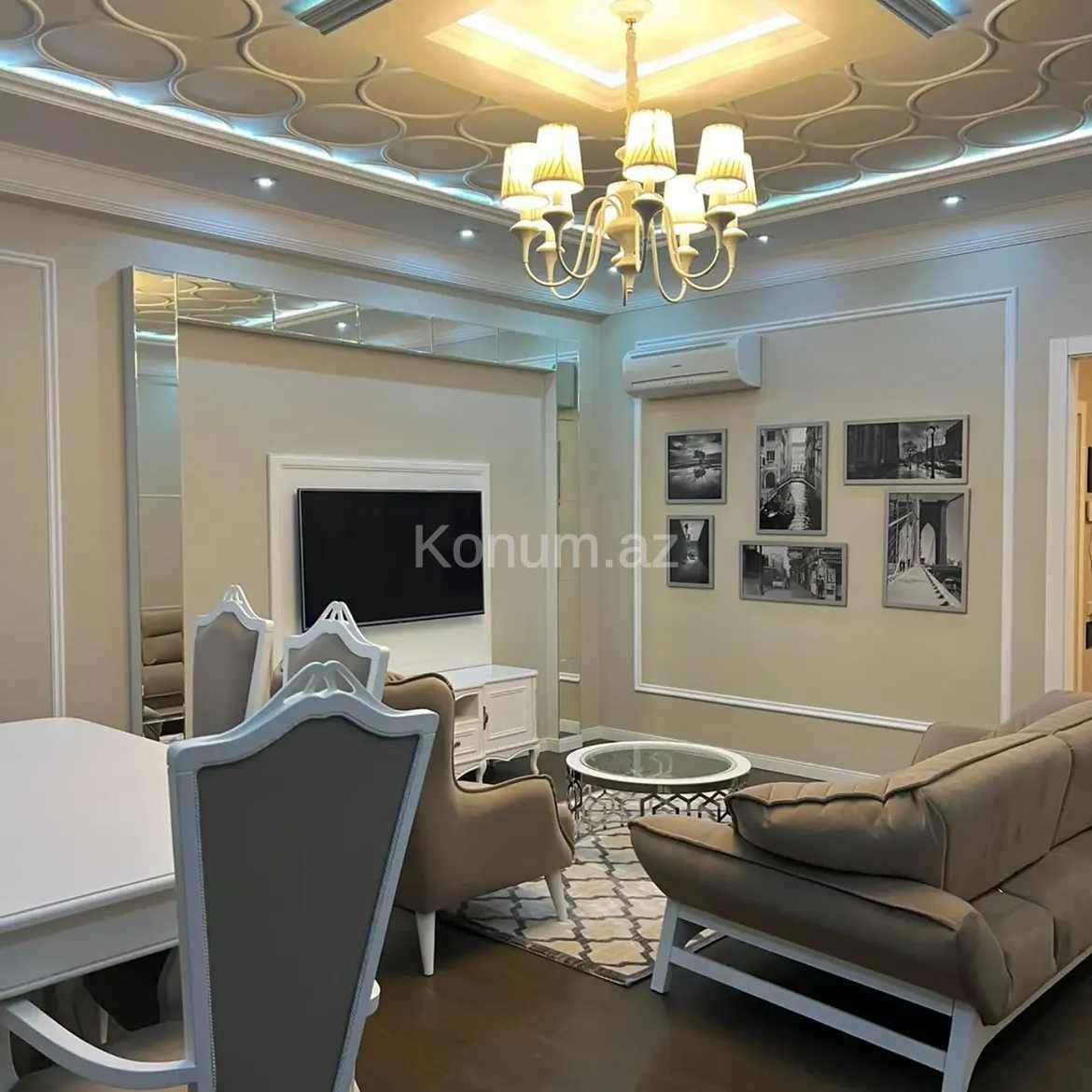 2 otaq, 96 m², 4/19 mərtəbə - Bakı, Nəsimi - satılır — foto 2