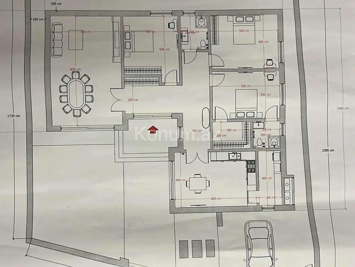 3 otaq, 180 m² - Bakı, Xəzər - satılır — foto 12