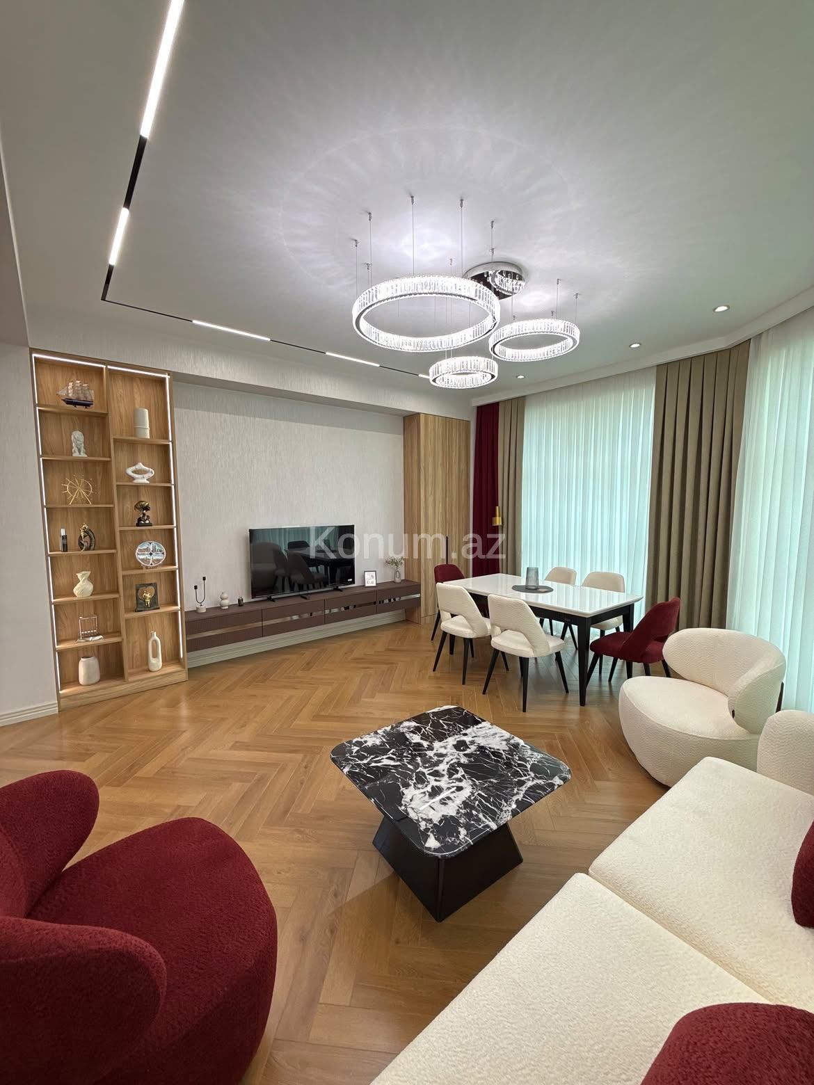 3 otaq, 127 m², 13/16 mərtəbə - Bakı, Nəsimi - satılır — foto 2