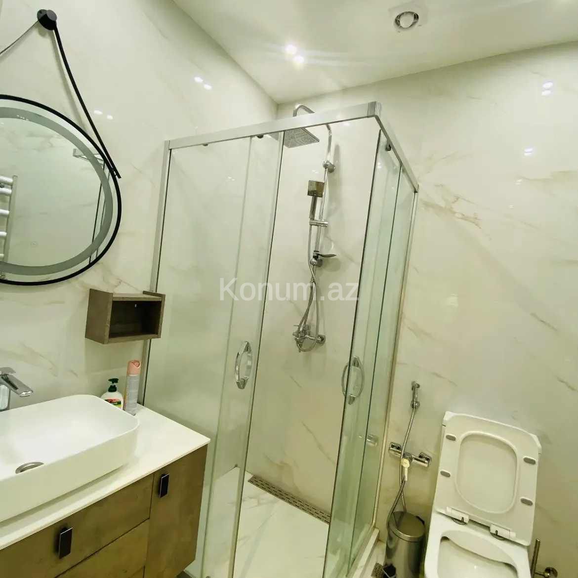 2 otaq, 61 m², 15/20 mərtəbə - Bakı, Nəsimi - kirayə — foto 4
