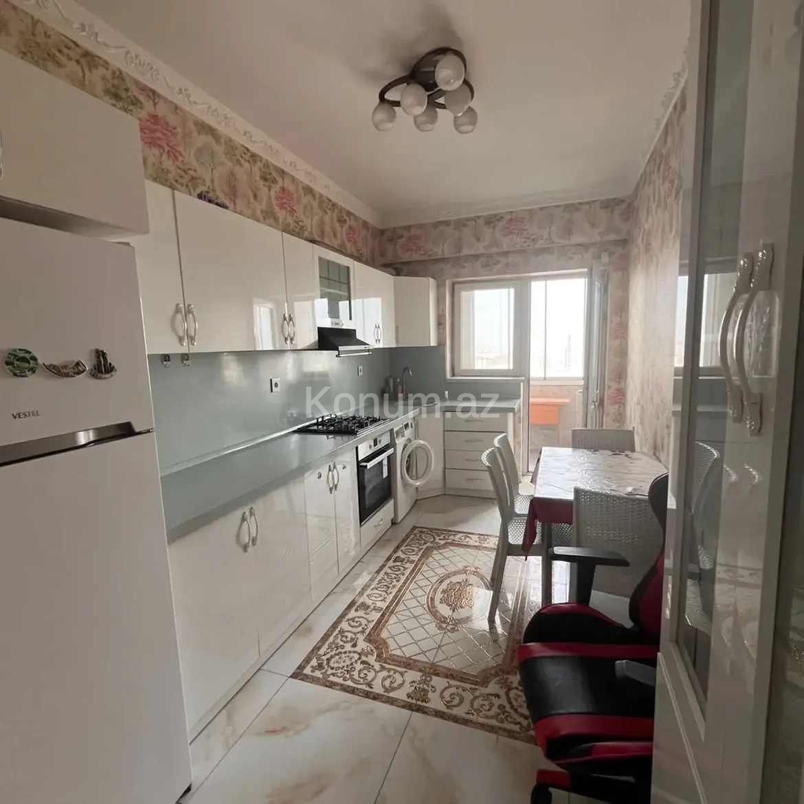3 otaq, 120 m², 15/22 mərtəbə - Bakı, Yasamal - kirayə — foto 5