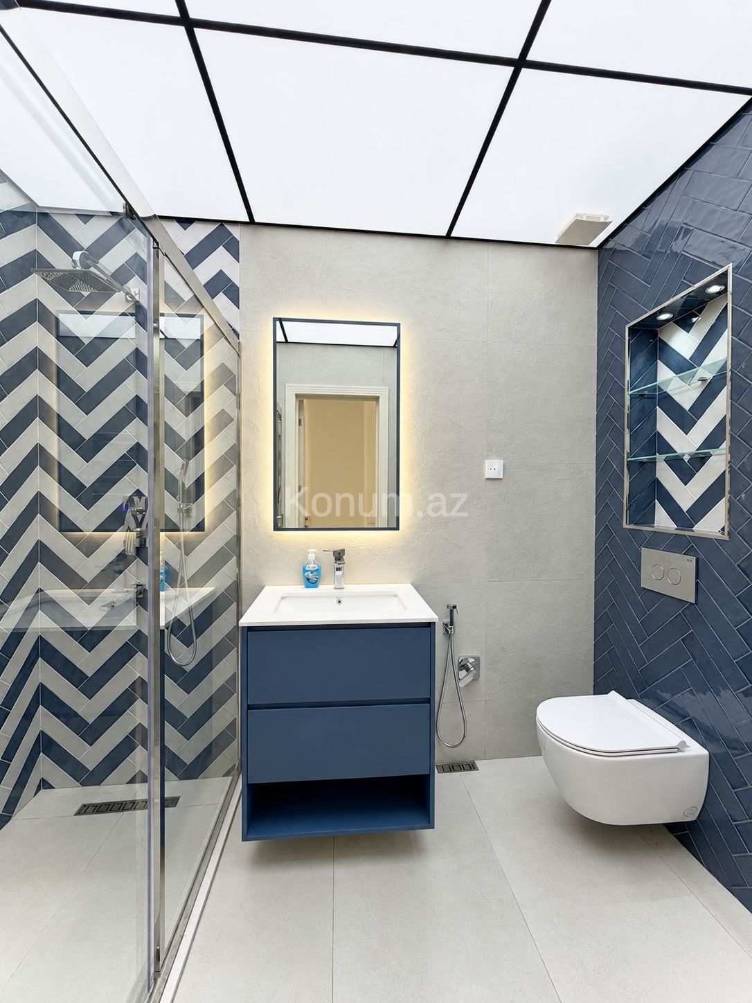 3 otaq, 89 m², 12/18 mərtəbə - Bakı, Nəsimi - satılır — foto 4