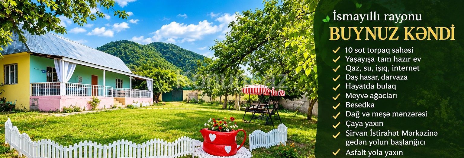 2 otaq, 100 m² - İsmayıllı - satılır — foto 8