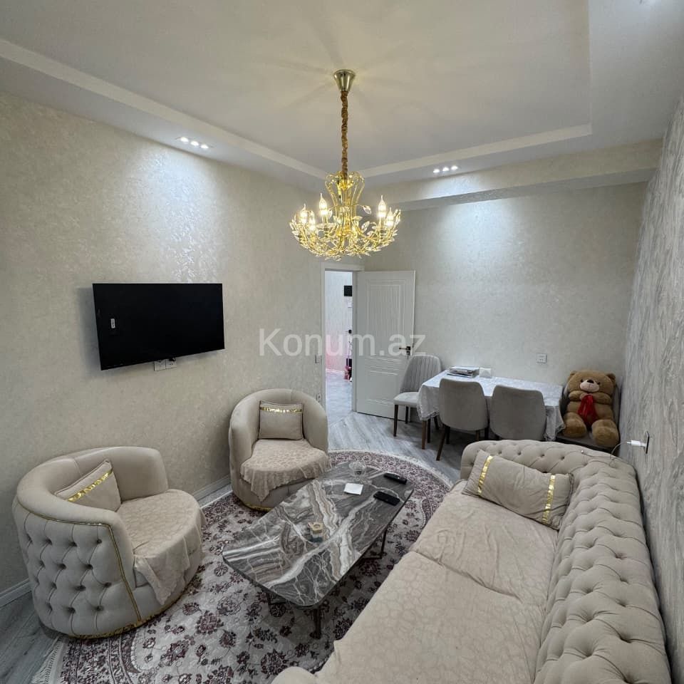 2 otaq, 55 m², 1/8 mərtəbə - Xırdalan - satılır — foto 3