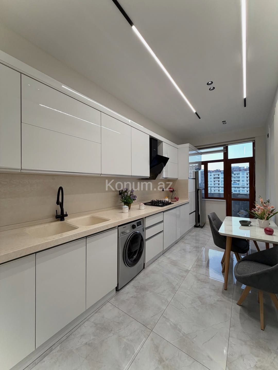 3 otaq, 120 m², 14/17 mərtəbə - Bakı, Nərimanov - satılır — foto 2