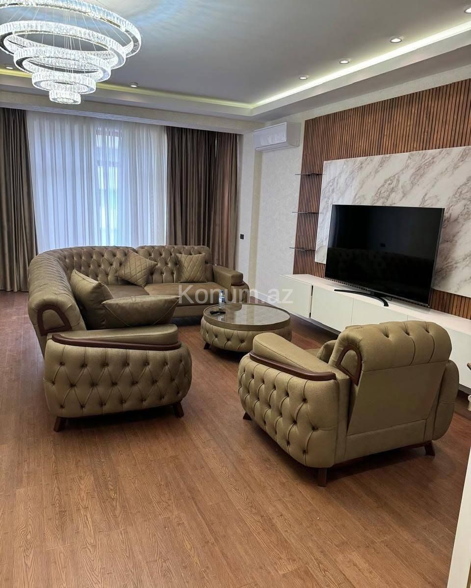 3 otaq, 170 m², 17/18 mərtəbə - Bakı, Nəsimi - kirayə — foto 4