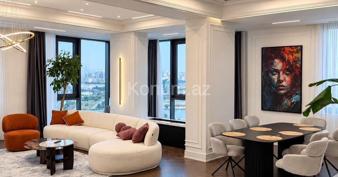 2 otaq, 145 m², 8/17 mərtəbə - Bakı, Səbail - kirayə — foto 4