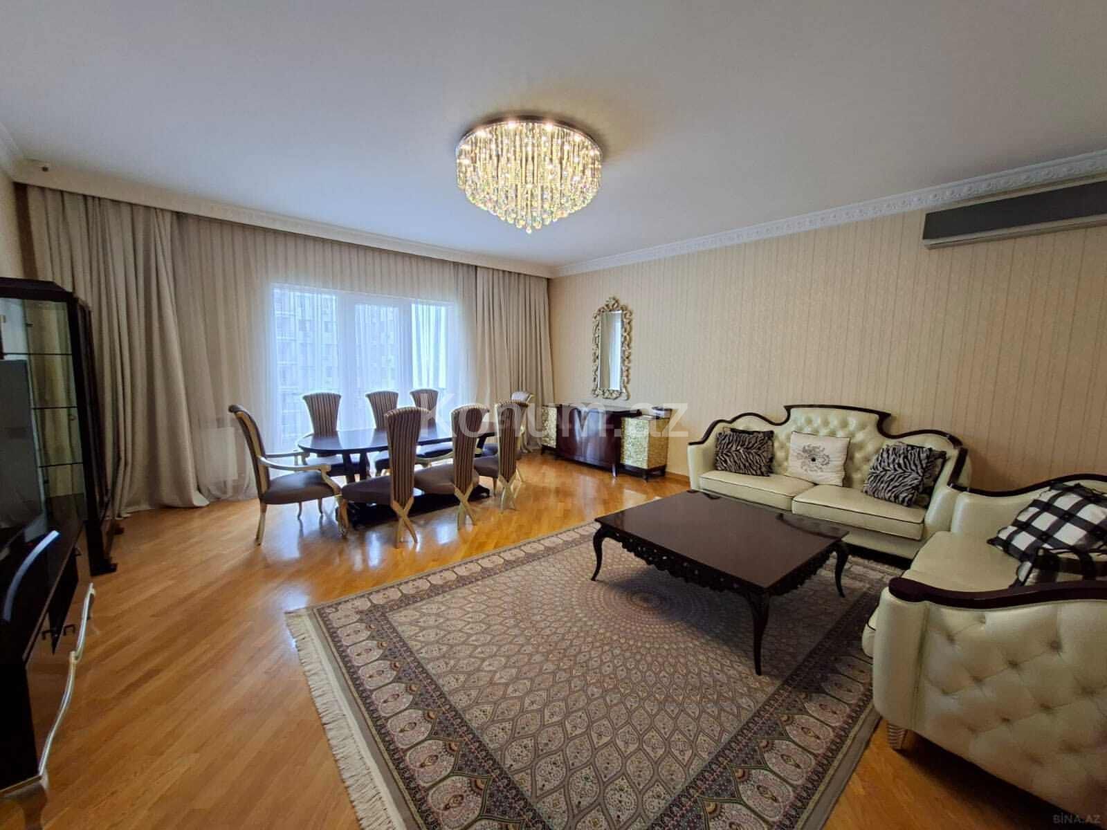 3 otaq, 145 m², 11/15 mərtəbə - Bakı, Nəsimi - kirayə — foto 2