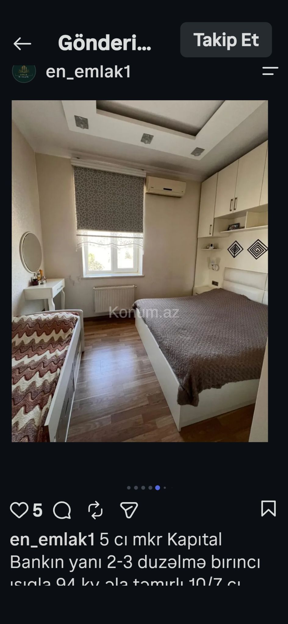 4 otaq, 94 m², 7/10 mərtəbə - Bakı, Abşeron - satılır — foto 4