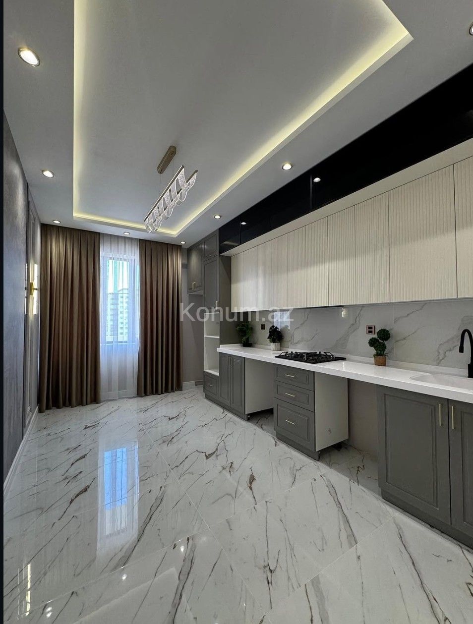3 Комнаты, 135 м², 8/12 этаж - Баку, Ясамал - продаётся — фото 5