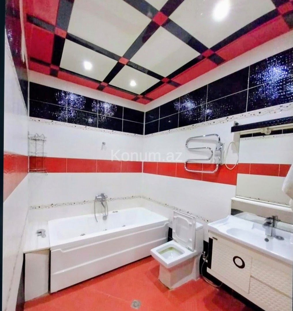 3 otaq, 125 m², 13/20 mərtəbə - Bakı, Nəsimi - kirayə — foto 5