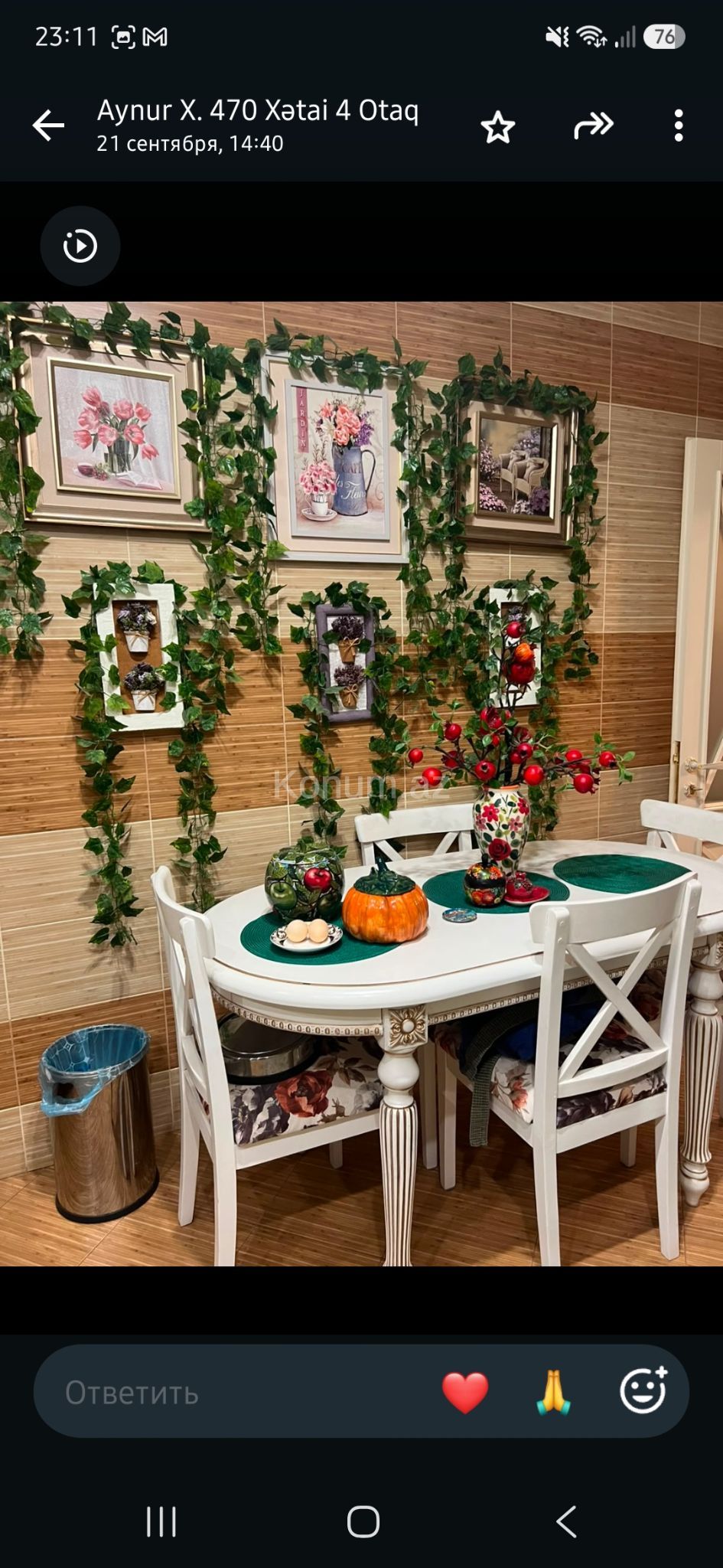4 otaq, 170 m², 7/16 mərtəbə - Bakı, Xətai - satılır — foto 15