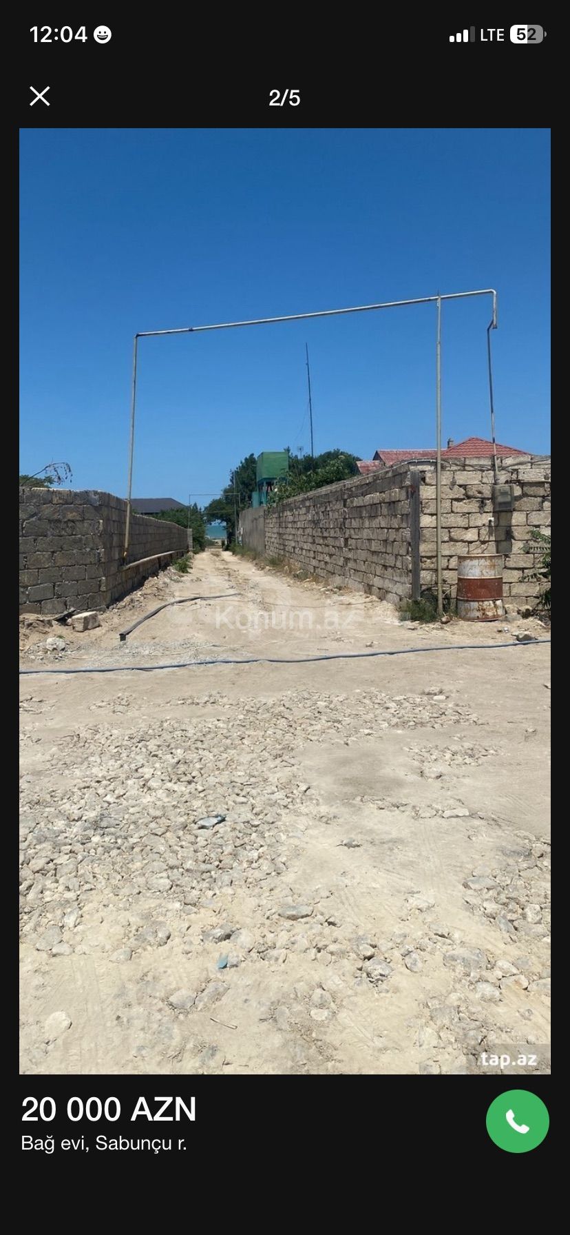 2 rooms, 15 m² - Baku, Sabunchu - For sale — photo 3
